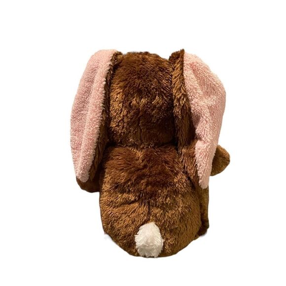Build A Bear Toy's Dark Brown Pink ears Retured Bunny Plush Stuffed 18" - Picture 11 of 14